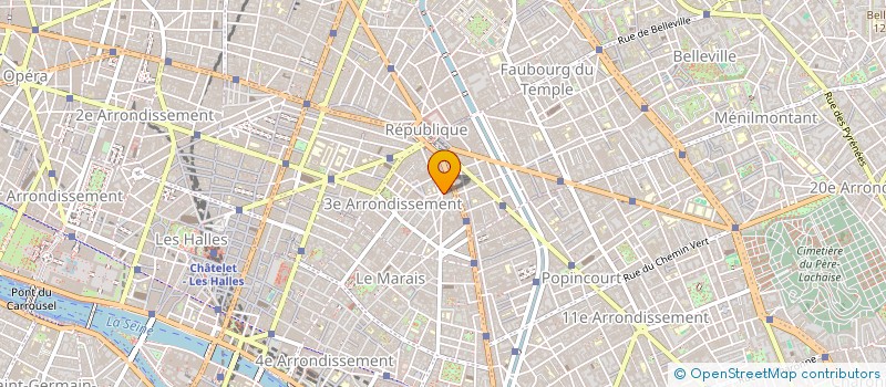 localisation de l'entreprise 134 RDT à PARIS