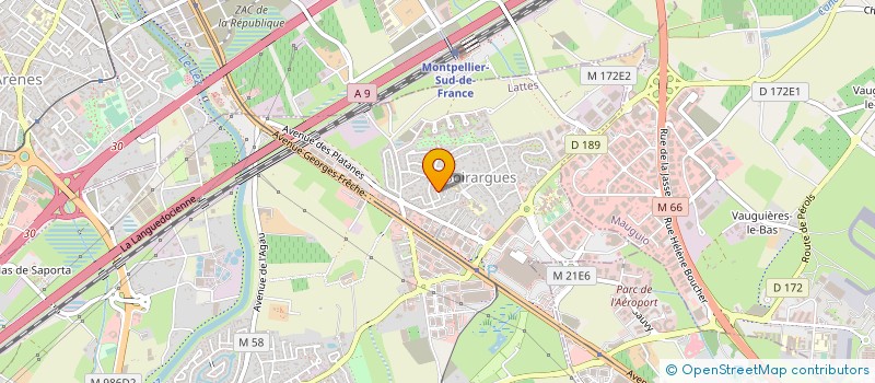 localisation de l'entreprise 1348-IMMO à LATTES