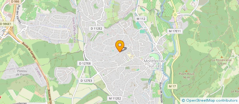 localisation de l'entreprise 1351 CHAZELLE  MONTFERRIER-SUR-LEZ