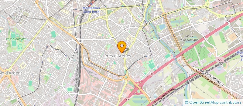 localisation de l'entreprise 136 GESTION à MONTPELLIER