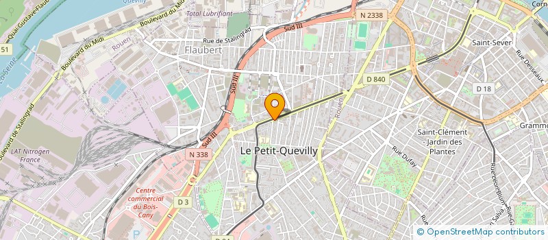localisation de l'entreprise 137 AVENUE JEAN JAURES à LE PETIT-QUEVILLY