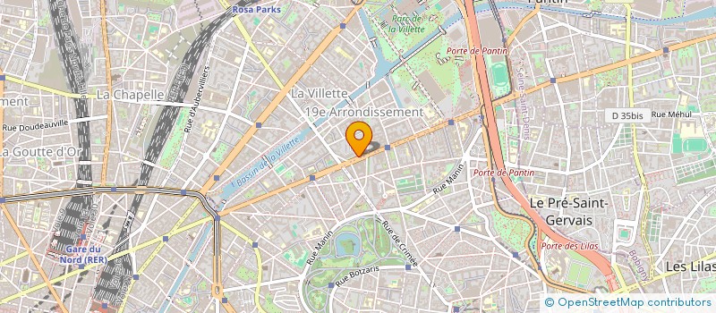 localisation de l'entreprise 137 AVENUE JEAN JAURES  PARIS