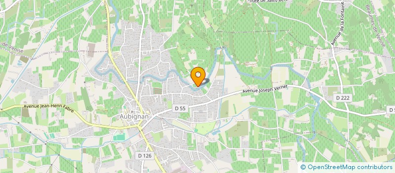 localisation de l'entreprise 137 MORNE A ROCHE  AUBIGNAN