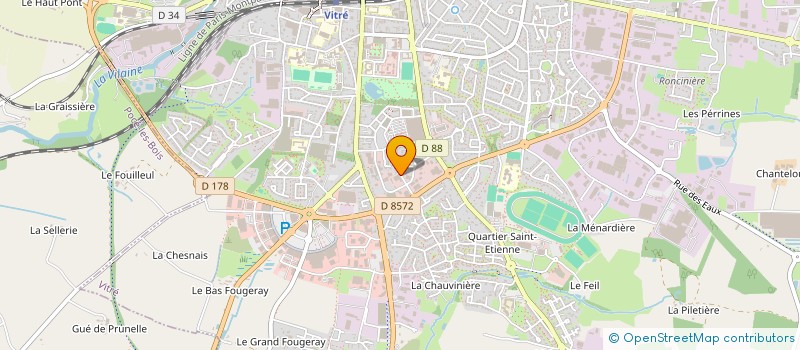 localisation de l'entreprise 13AJOUR  VITRE