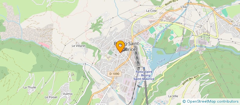 localisation de l'entreprise 13ALP  BOURG-SAINT-MAURICE