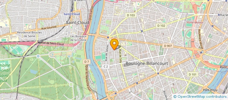 localisation de l'entreprise 13DG à BOULOGNE-BILLANCOURT