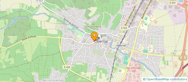 localisation de l'entreprise 13E SENS à OBERNAI