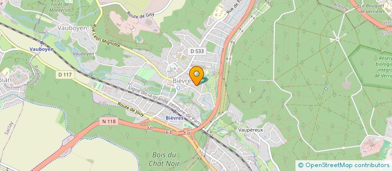 localisation de l'entreprise 13H37 à BIEVRES