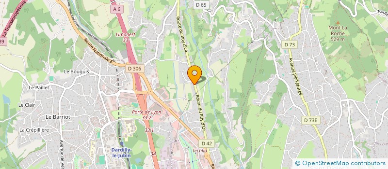 localisation de l'entreprise 13L  LIMONEST