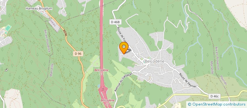 localisation de l'entreprise 13MDB  BELCODENE