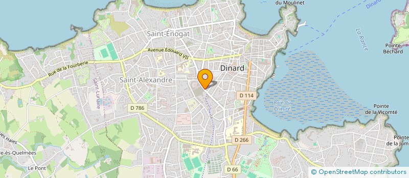 localisation de l'entreprise 13PN  DINARD