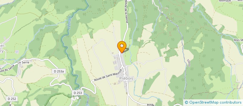 localisation de l'entreprise 14 AVRIL  PREBOIS