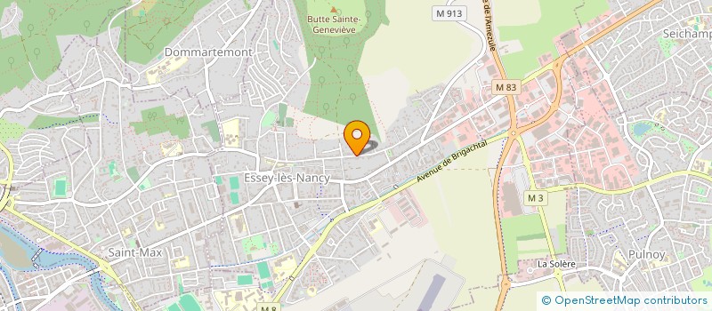 localisation de l'entreprise 14 BARBUSSE  ESSEY-LES-NANCY