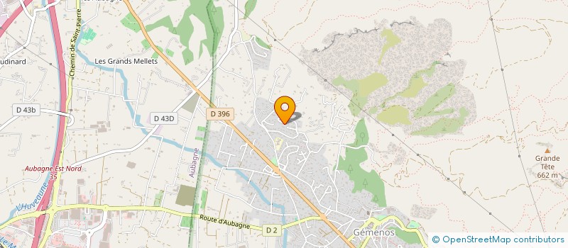 localisation de l'entreprise 14 FG RIVOTTE  GEMENOS