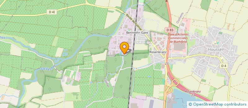 localisation de l'entreprise 14 JANVIER à BENNWIHR