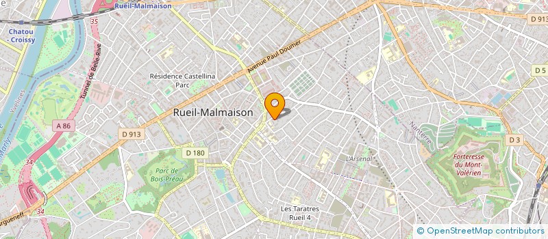 localisation de l'entreprise 14 MOLIERE à RUEIL-MALMAISON