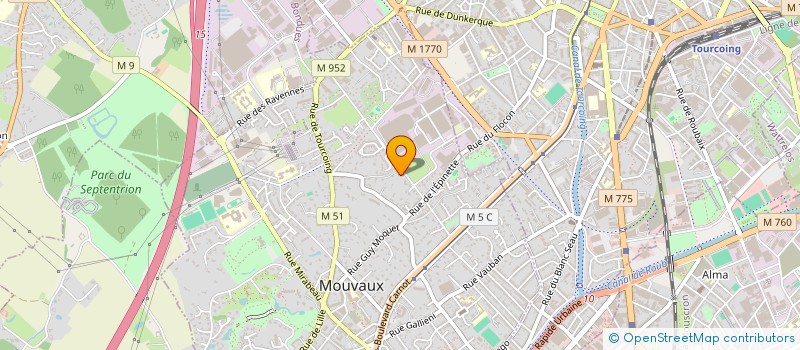 localisation de l'entreprise 14 PUEBLA  MOUVAUX