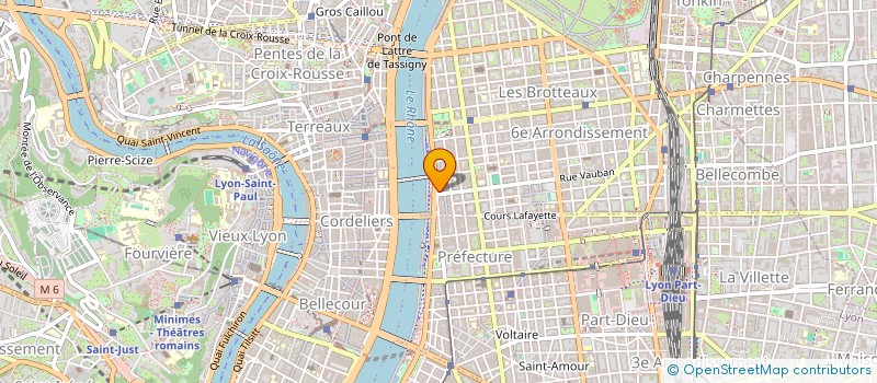 localisation de l'entreprise 14 QGS  LYON