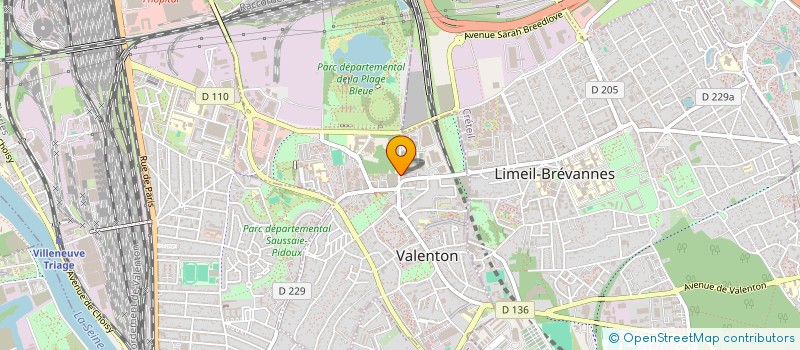 localisation de l'entreprise 14 RUE 11 NOVEMBRE  VALENTON