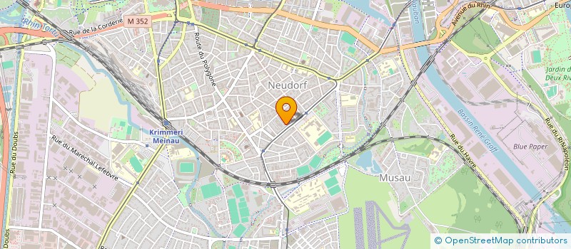 localisation de l'entreprise 14 RUE DE LAPOUTROIE  STRASBOURG