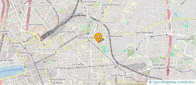 localisation de l'entreprise 14 RUE FONDERE à MARSEILLE