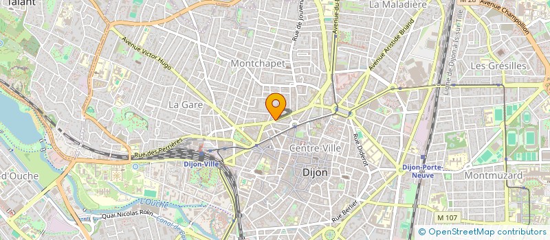 localisation de l'entreprise 14 RUE ROMELET à DIJON