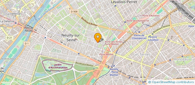 localisation de l'entreprise 14 SQUARE DU ROULE à NEUILLY-SUR-SEINE