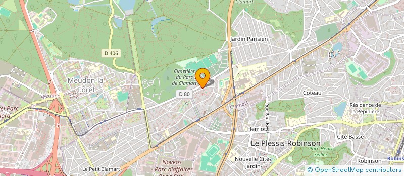 localisation de l'entreprise 140 ATHLETIKS à CLAMART