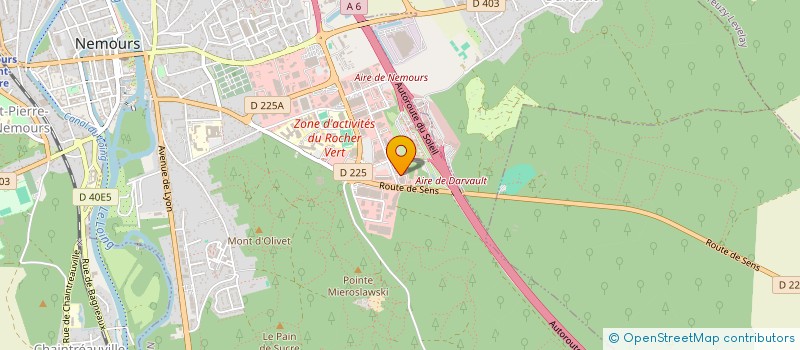 localisation de l'entreprise 140 BARBER  NEMOURS