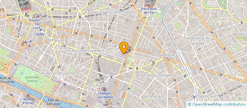 localisation de l'entreprise 140B  PARIS