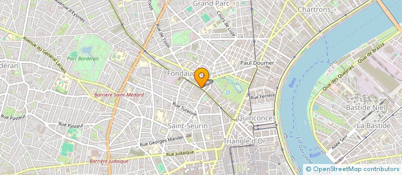 localisation de l'entreprise 141 RUE DU PALAIS GALLIEN à BORDEAUX