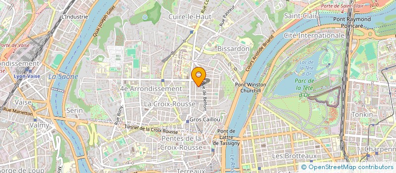 localisation de l'entreprise 1411 INTERIEURS  LYON