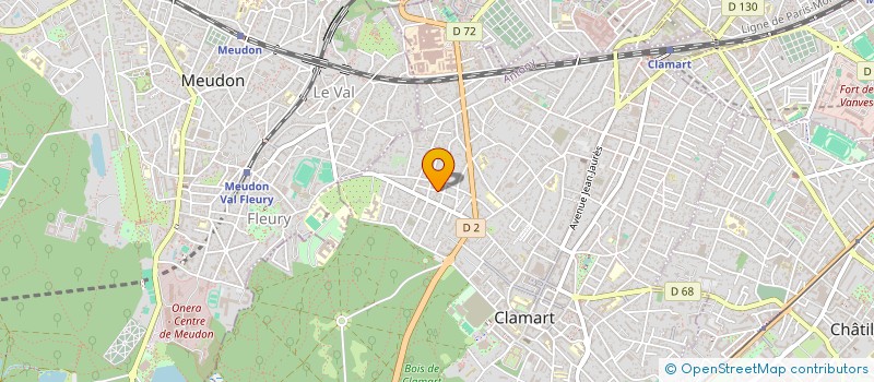 localisation de l'entreprise 1412 IMMO  CLAMART