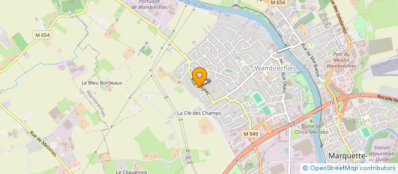 localisation de l'entreprise 1425 CST à WAMBRECHIES