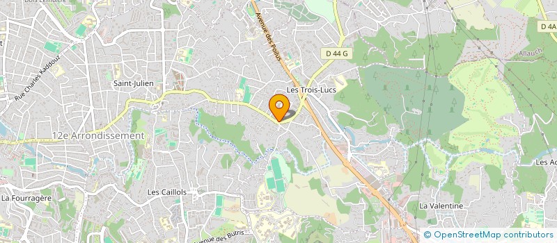 localisation de l'entreprise 146 AV 3 LUCS à MARSEILLE