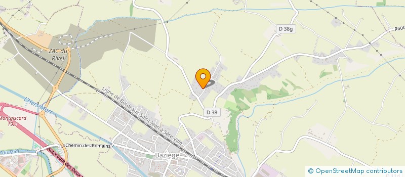 localisation de l'entreprise 147 BZG  BAZIEGE