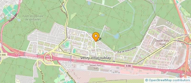 localisation de l'entreprise 148 K à VELIZY-VILLACOUBLAY