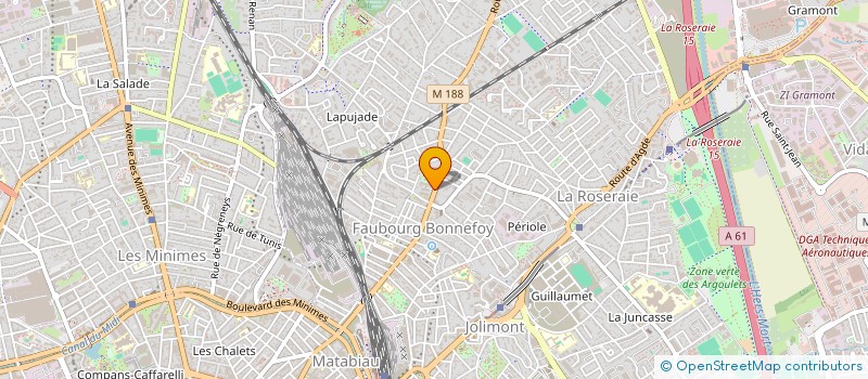 localisation de l'entreprise 149 HAIRCUTS à TOULOUSE