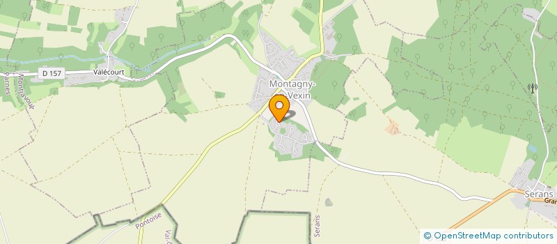 localisation de l'entreprise 14H58  MONTAGNY-EN-VEXIN