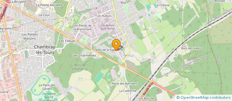 localisation de l'entreprise 15.07  CHAMBRAY-LES-TOURS