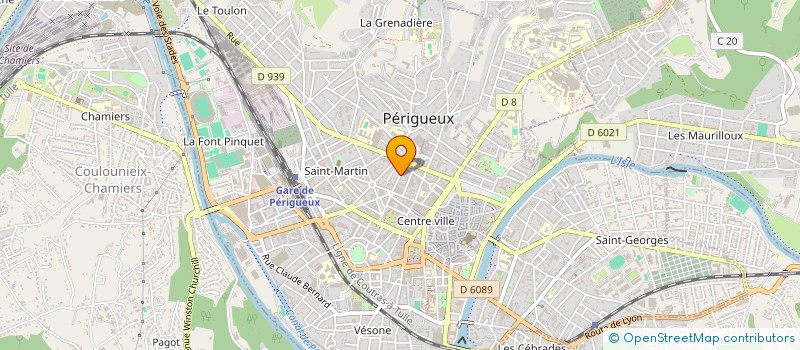 localisation de l'entreprise 15-17 RUE DU COLONEL DE CHADOIS  PERIGUEUX