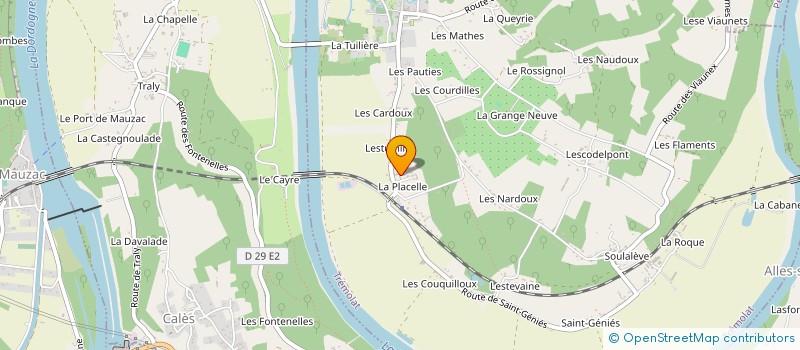 localisation de l'entreprise 15 ALSACE LORRAINE  TREMOLAT