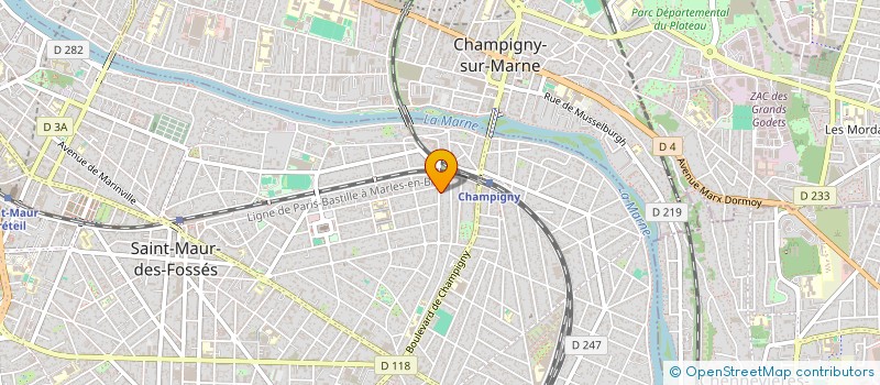 localisation de l'entreprise 15 AVENUE DES PINS à SAINT-MAUR-DES-FOSSES