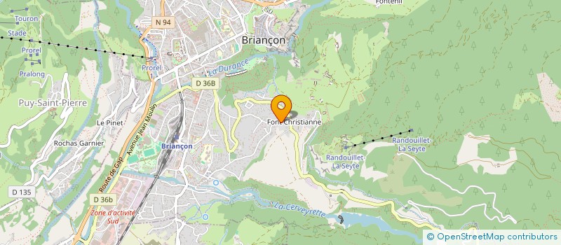 localisation de l'entreprise 15 B à BRIANCON