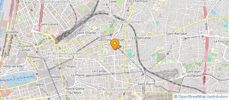 localisation de l'entreprise 15 BD CLEMENCEAU à MARSEILLE