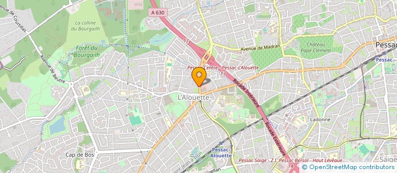 localisation de l'entreprise 15 FRATERNELLE  PESSAC