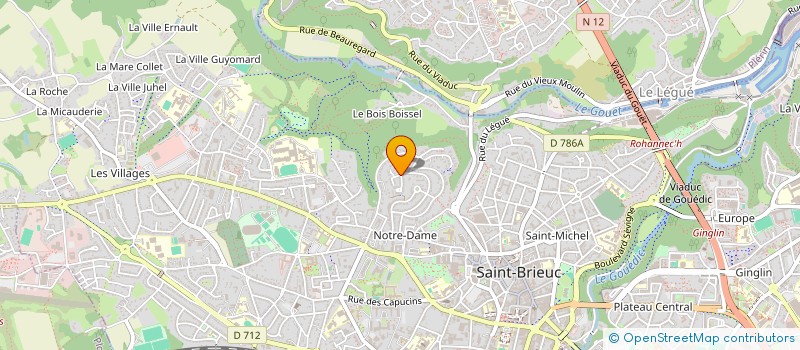 localisation de l'entreprise 15 LAMENNAIS à SAINT-BRIEUC