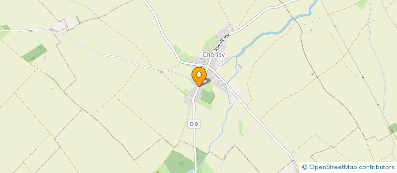 localisation de l'entreprise 15 M  CHERISY