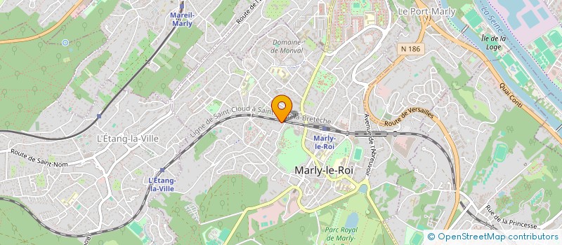 localisation de l'entreprise 15 PAUL LEPLAT  MARLY-LE-ROI