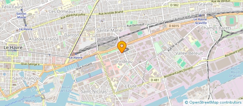 localisation de l'entreprise 15 RUE D ARCOLE à LE HAVRE